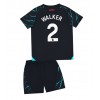 Manchester City Kyle Walker #2 3rd Trikot 2023-24 Kurzarm (+ kurze hosen)